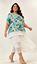 Picture of FLORAL PRINT FLUID TUNIC WITH LACE